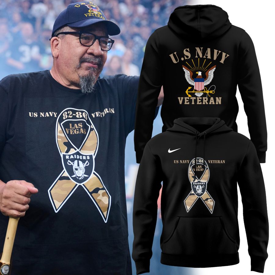Raiders US Navy Veteran Hoodie