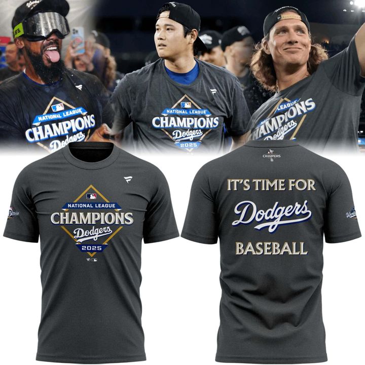 2025 Dodgers National League Champions T-Shirt