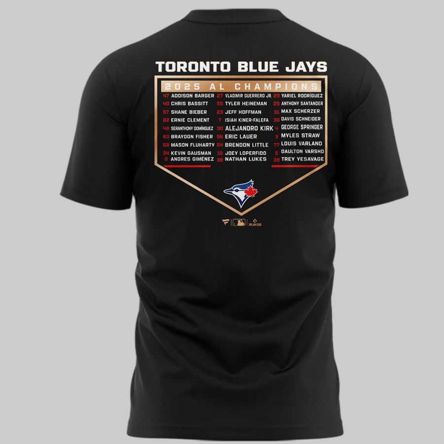 Toronto Blue Jays Fanatics Heather Charcoal 2025 American League Champions Locker Room T-Shirt