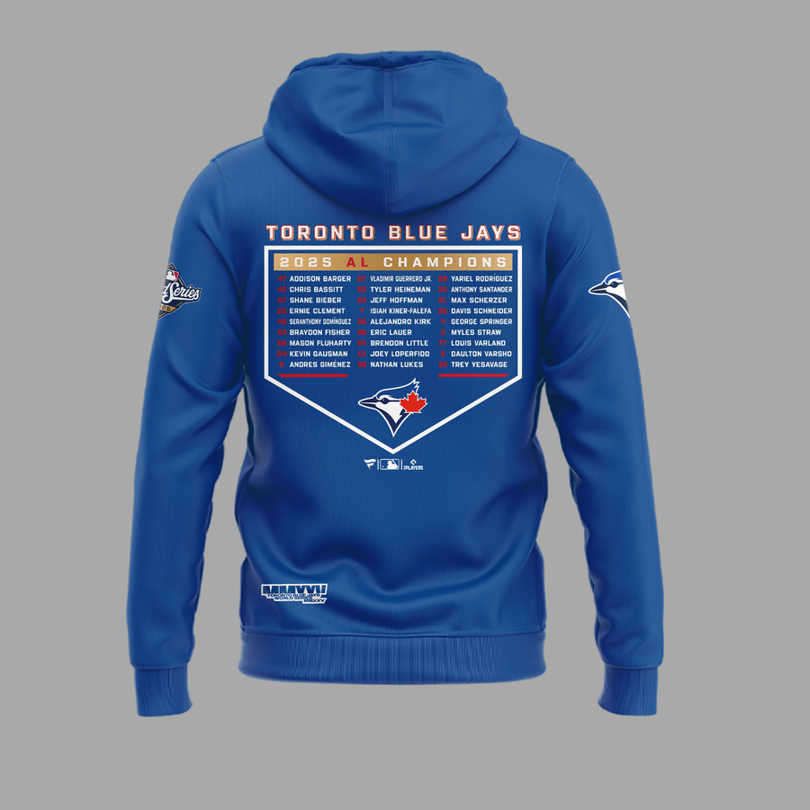 Toronto Blue Jays x XO The Weeknd Fanatics Royal 2025 World Series Hoodie