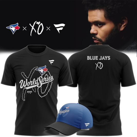 Men's Toronto Blue Jays x The Weeknd Fanatics 2025 World Series Legacy T-Shirt - Black