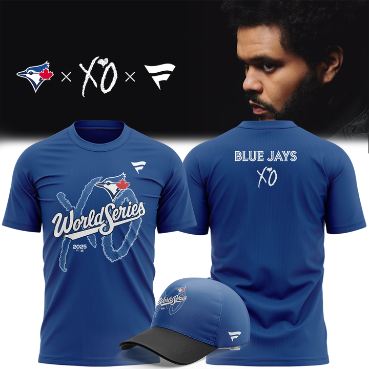 Men's Toronto Blue Jays x The Weeknd Fanatics 2025 World Series Legacy T-Shirt - Blue