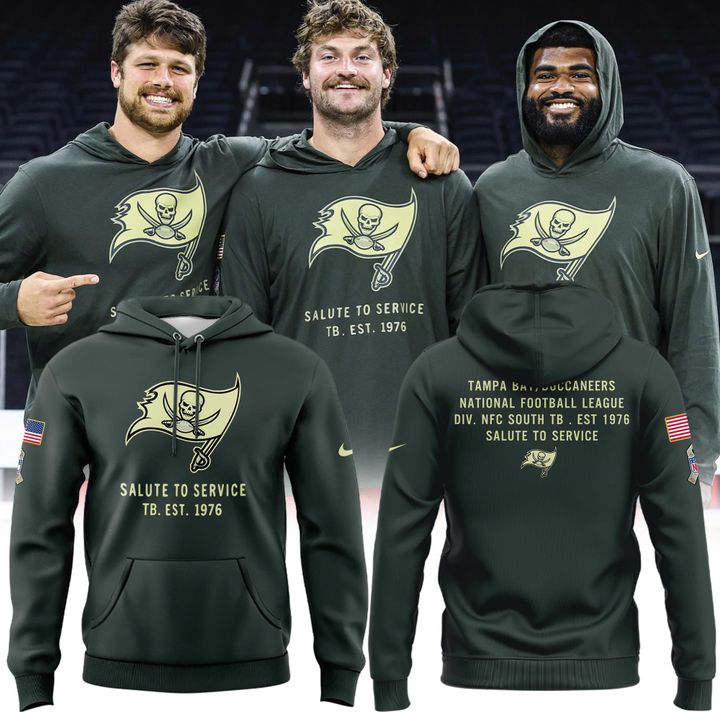 Tampa Bay Buccaneers Salute to Service Hoodie - Limited Edition
