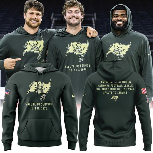Tampa Bay Buccaneers Salute to Service Hoodie - Limited Edition
