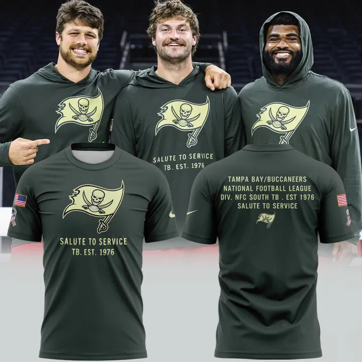 Tampa Bay Buccaneers Salute to Service T-Shirt - Limited Edition