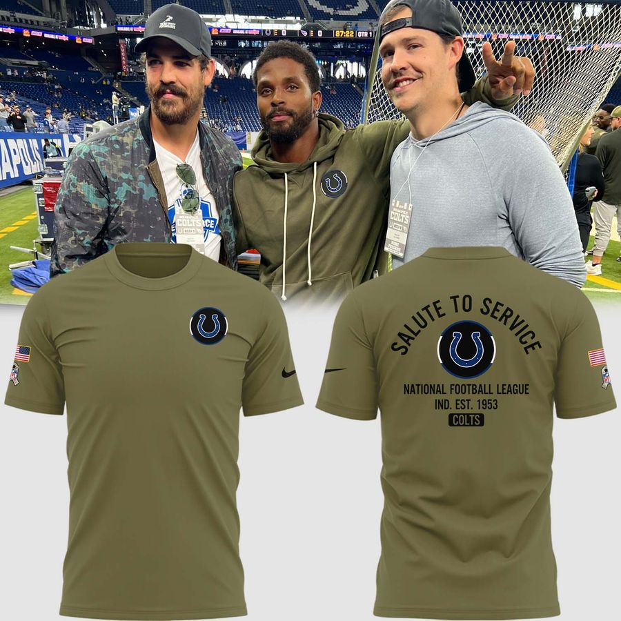2025 Salute to Service Indianapolis Colts T-Shirt