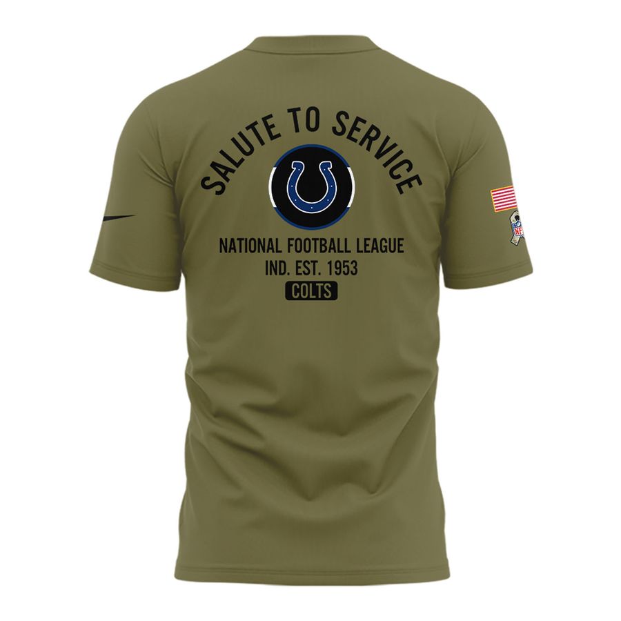 2025 Salute to Service Indianapolis Colts T-Shirt