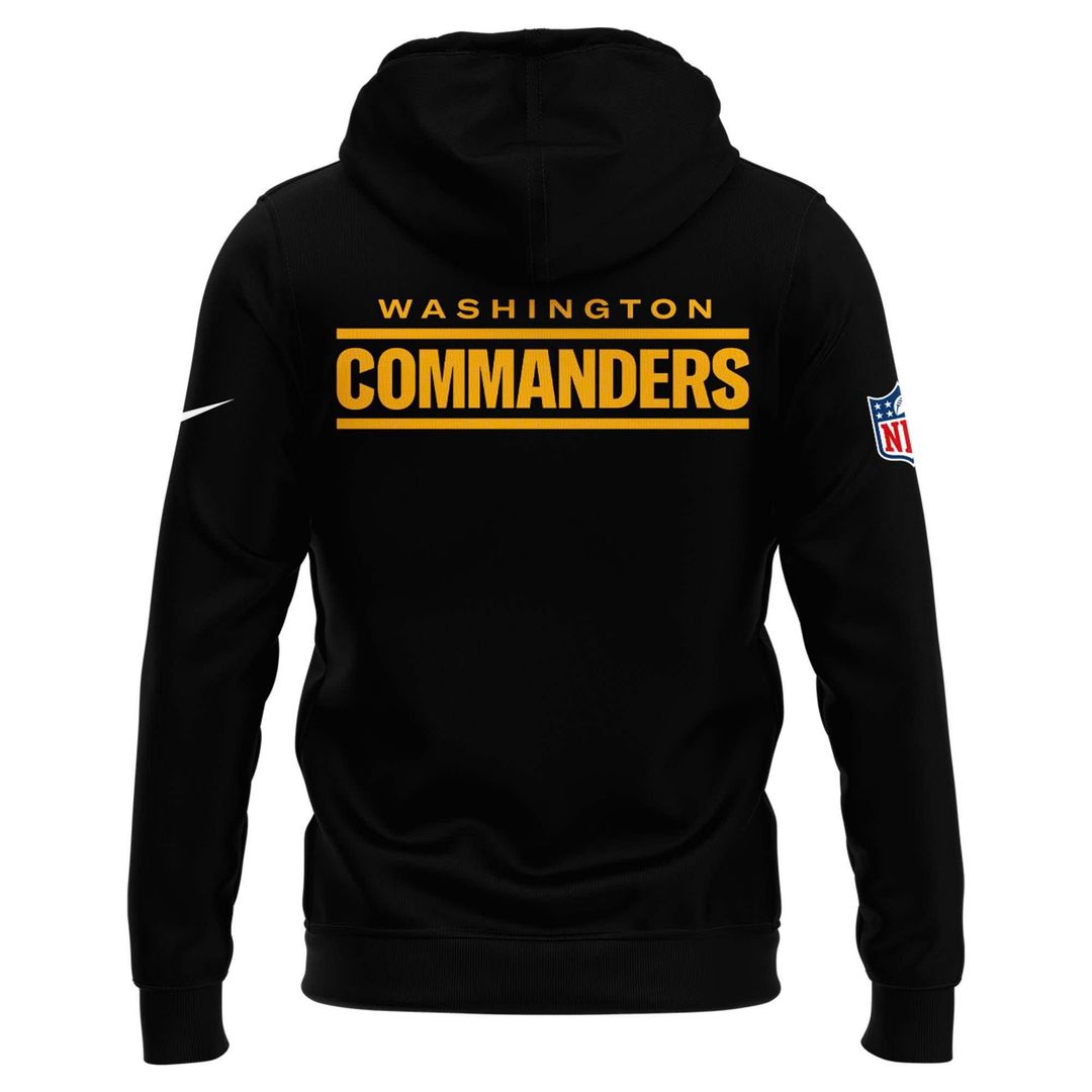 Special Washington Commanders football Uniform Black Hoodie
