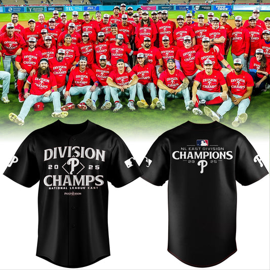 Philadelphia Phillies BACK-TO-BACK NL EAST CHAMPIONS Baseball Jersey