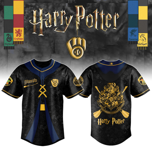 Milwaukee Brewers MLB x Harry Potter Night Jersey Limited Edition