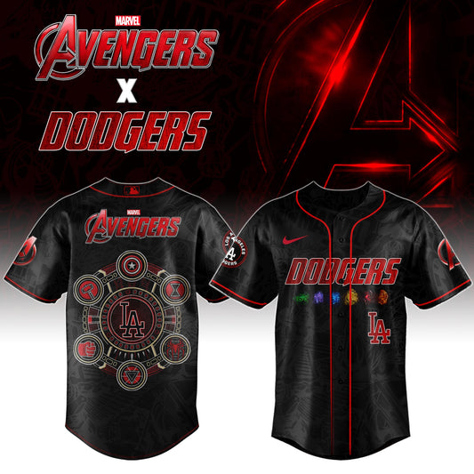 Los Angeles Dodgers x Marvel Avengers Night Jersey Editions Limited