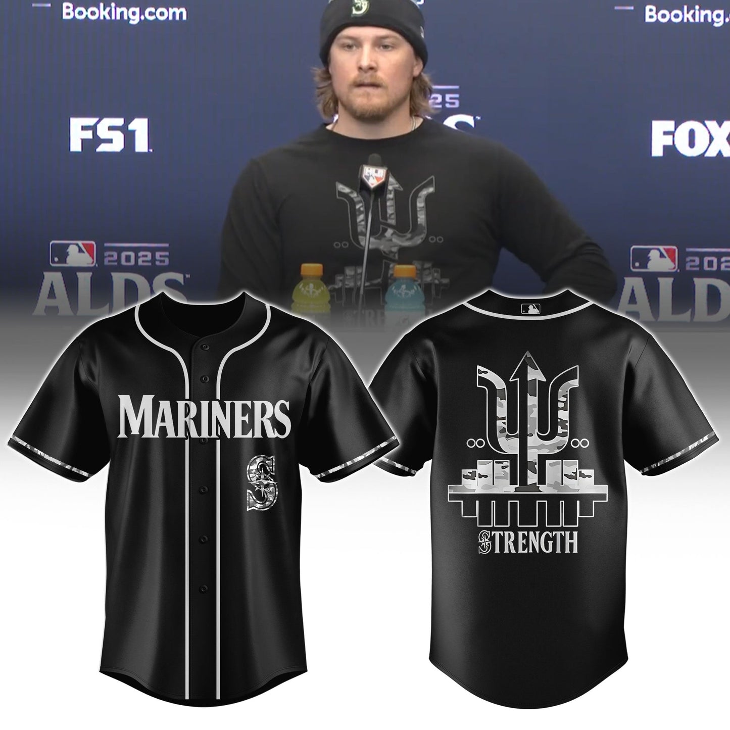Mariners Trident Strength Camouflage Jersey