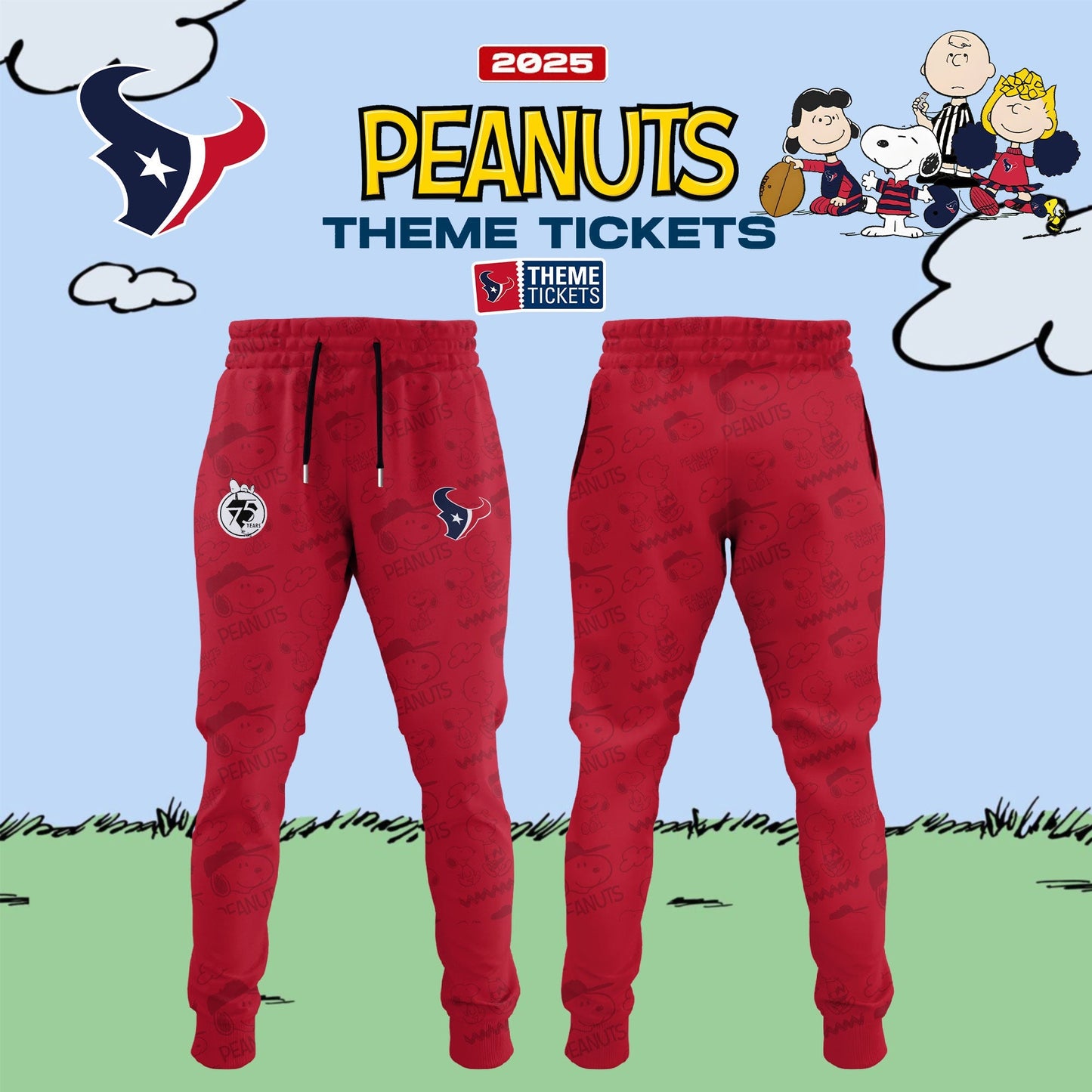 Houston Texans x Peanuts Limited Editions 2025 Hoodie