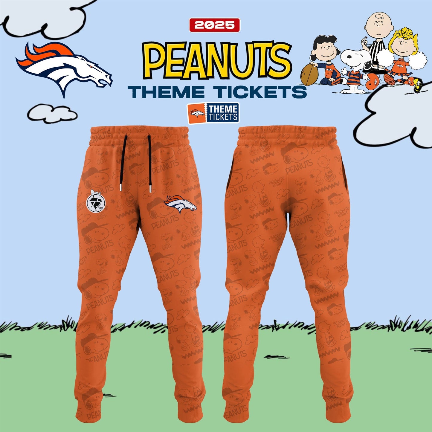 Denver Broncos x Peanuts Limited Editions 2025 Hoodie