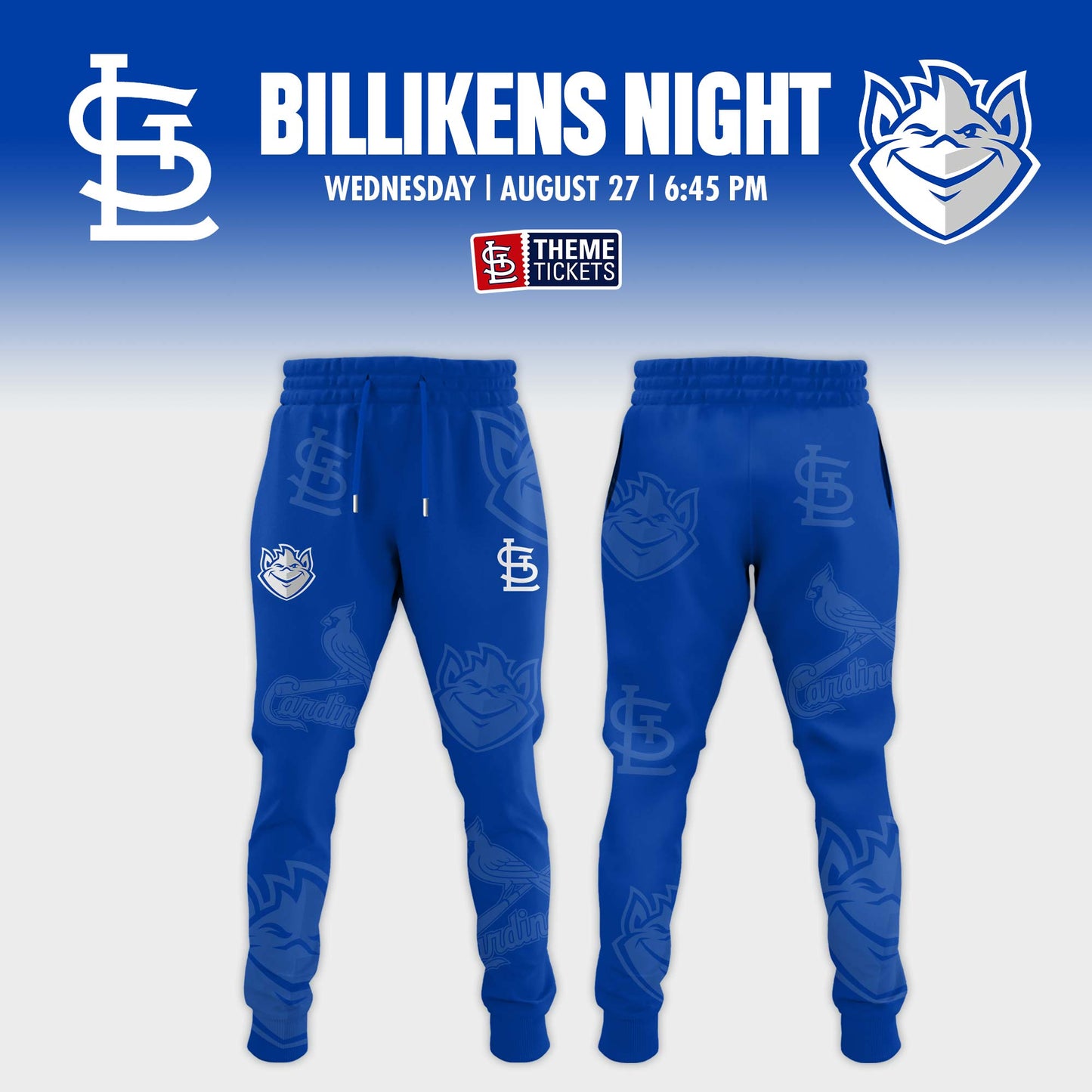 St. Louis Cardinals x Billikens Night Game Limited Edition Jersey 2025