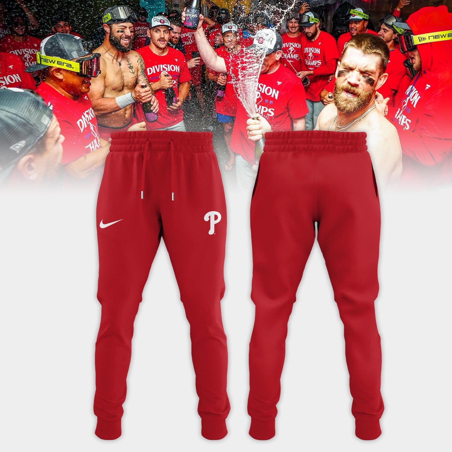 Philadelphia Phillies BACK-TO-BACK NL EAST CHAMPIONS T-Shirt