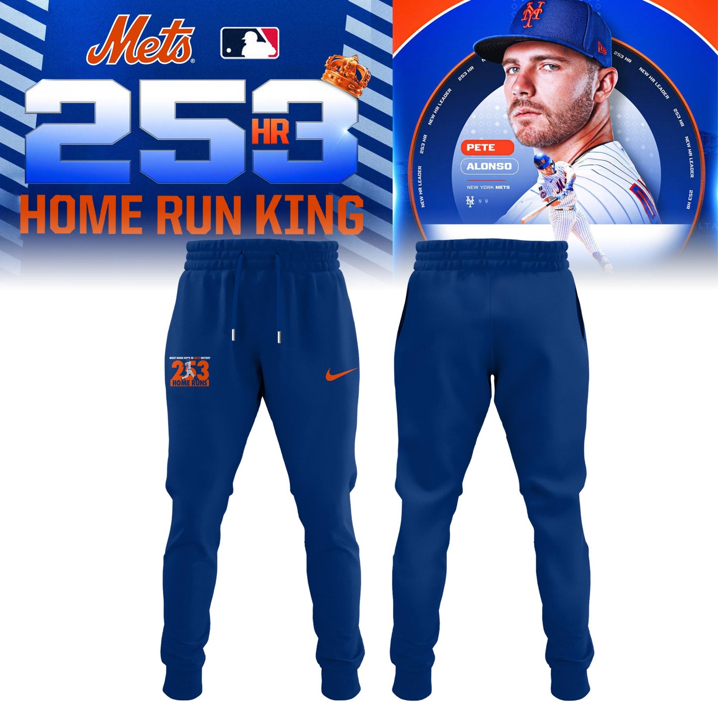 New York Mets Pete Alonso 253 Home Run Limited Editions T-Shirt