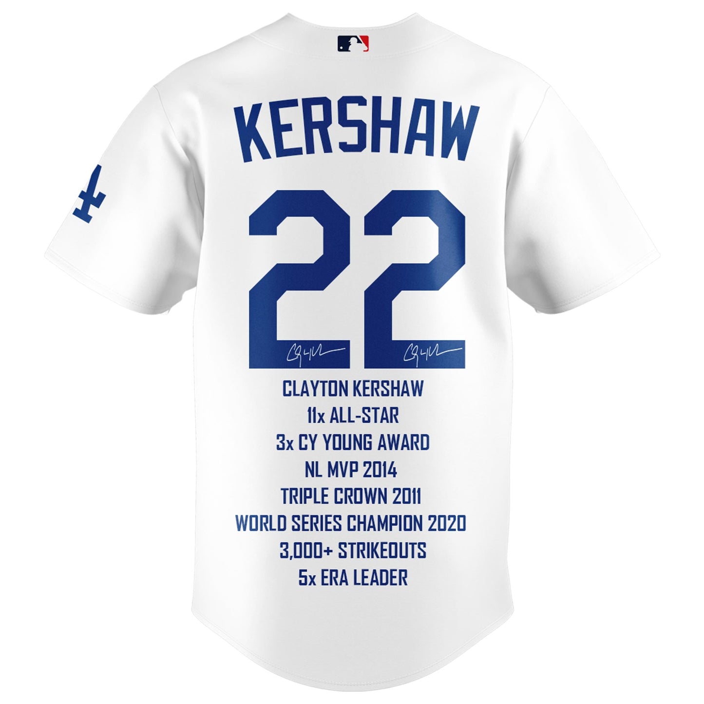 Los Angeles Dodgers Thank You Clayton Kershaw Limited Edition Jersey