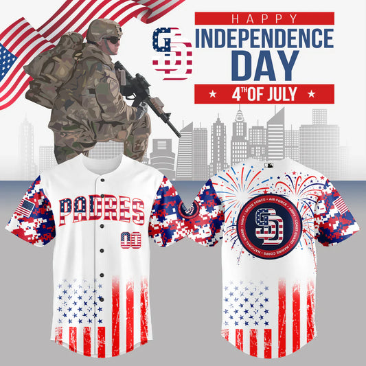 .San Diego Padres Independence Day Editions Limited 2025 Shirt