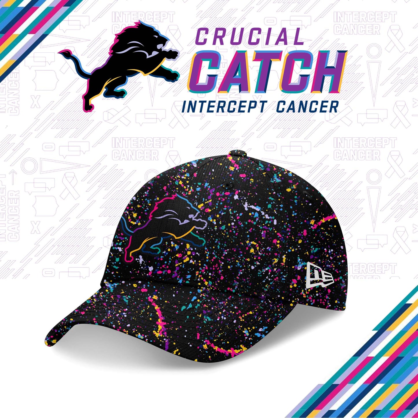 Limited Edition D Lions 2025 NFL Crucial Catch Hoodie