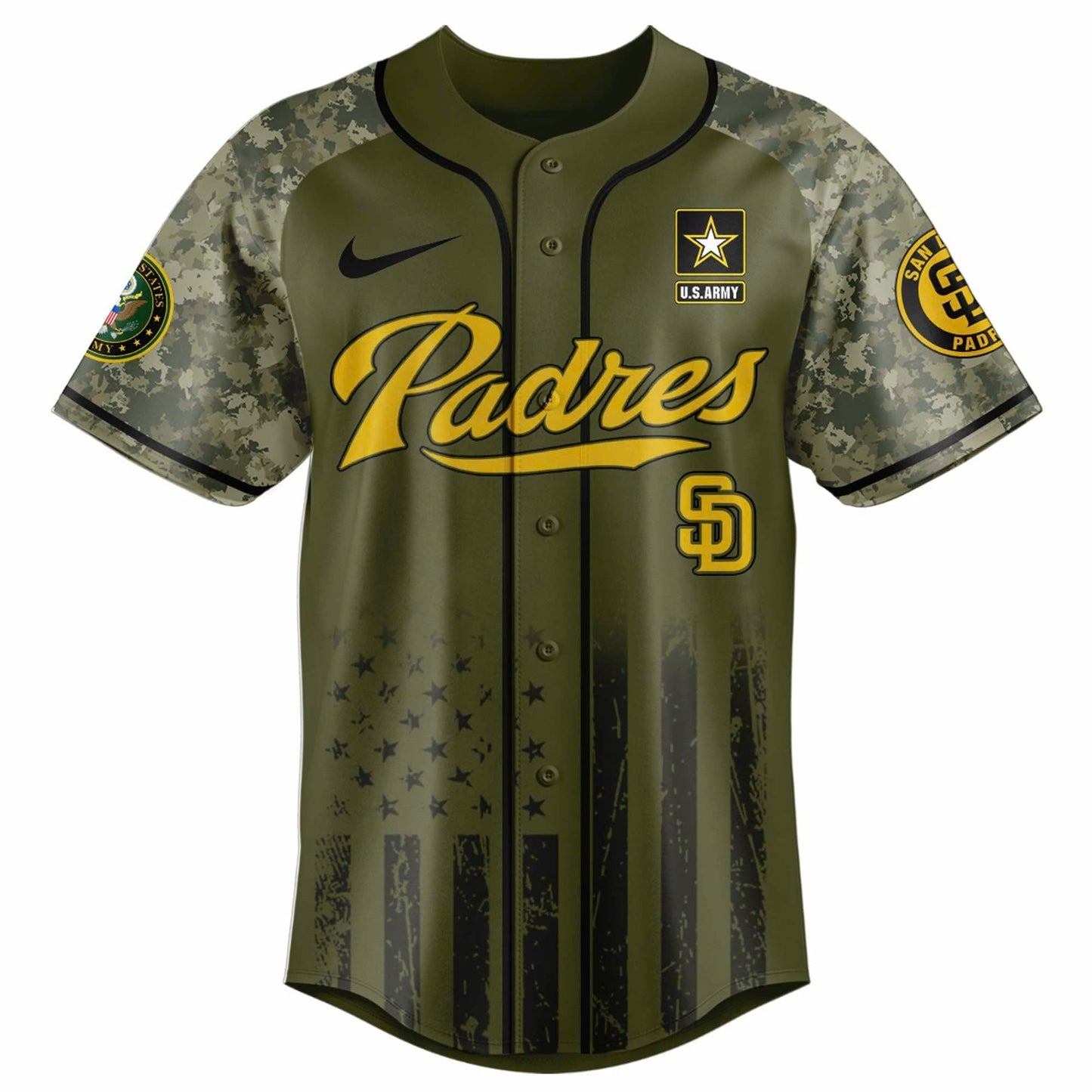 San Diego Padres MLB x 250 U.S. ARMY Jersey 03