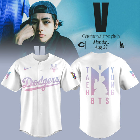 Los Angeles Dodgers x V BTS Jersey