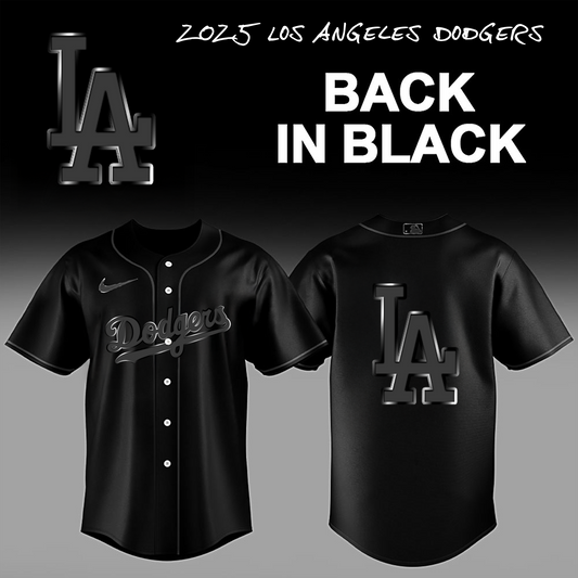 Limited Edition Los Angeles Dodgers Back In Black Combo Jersey