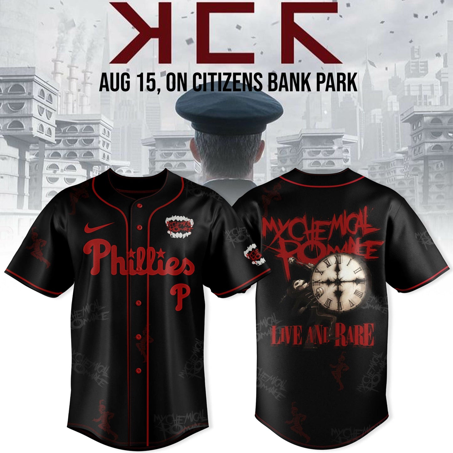 Philadelphia Phillies x Long Live The Black Parade – My Chemical Romance