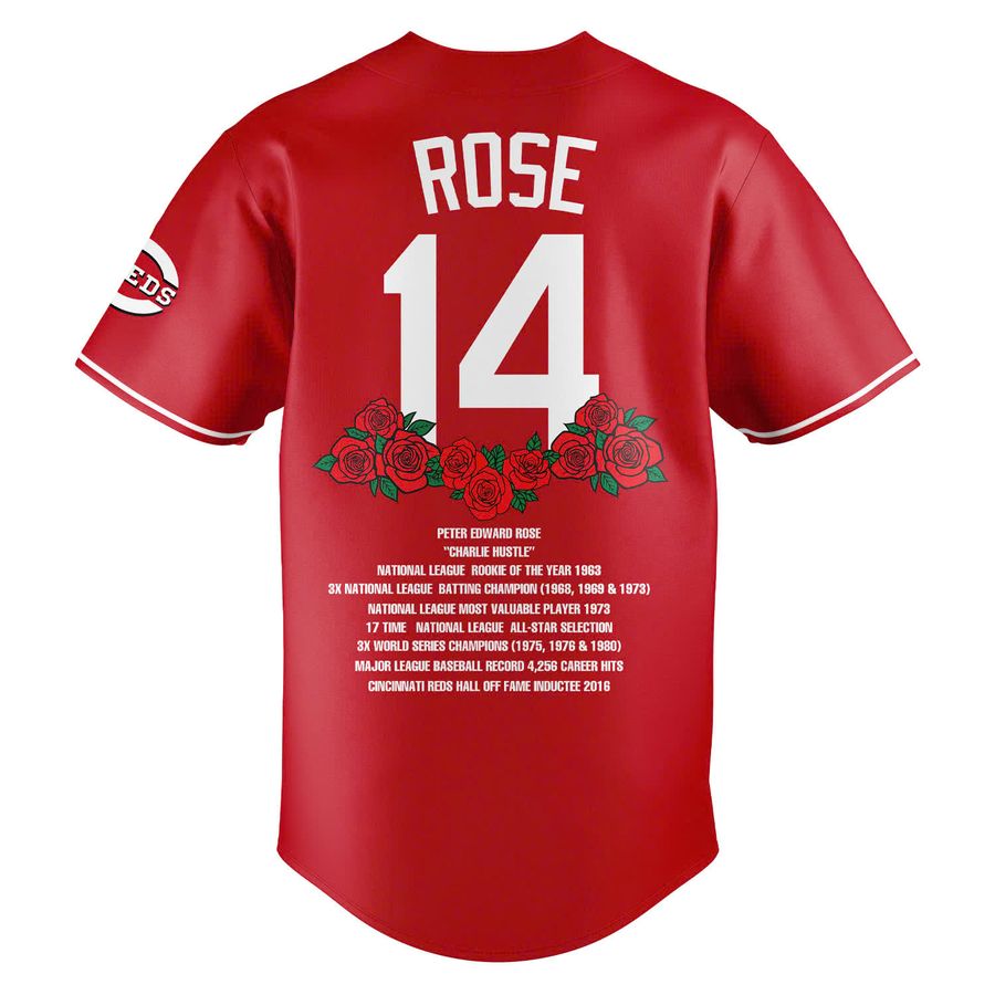 Cincinnati Reds 2025 Pete Rose Day Jersey