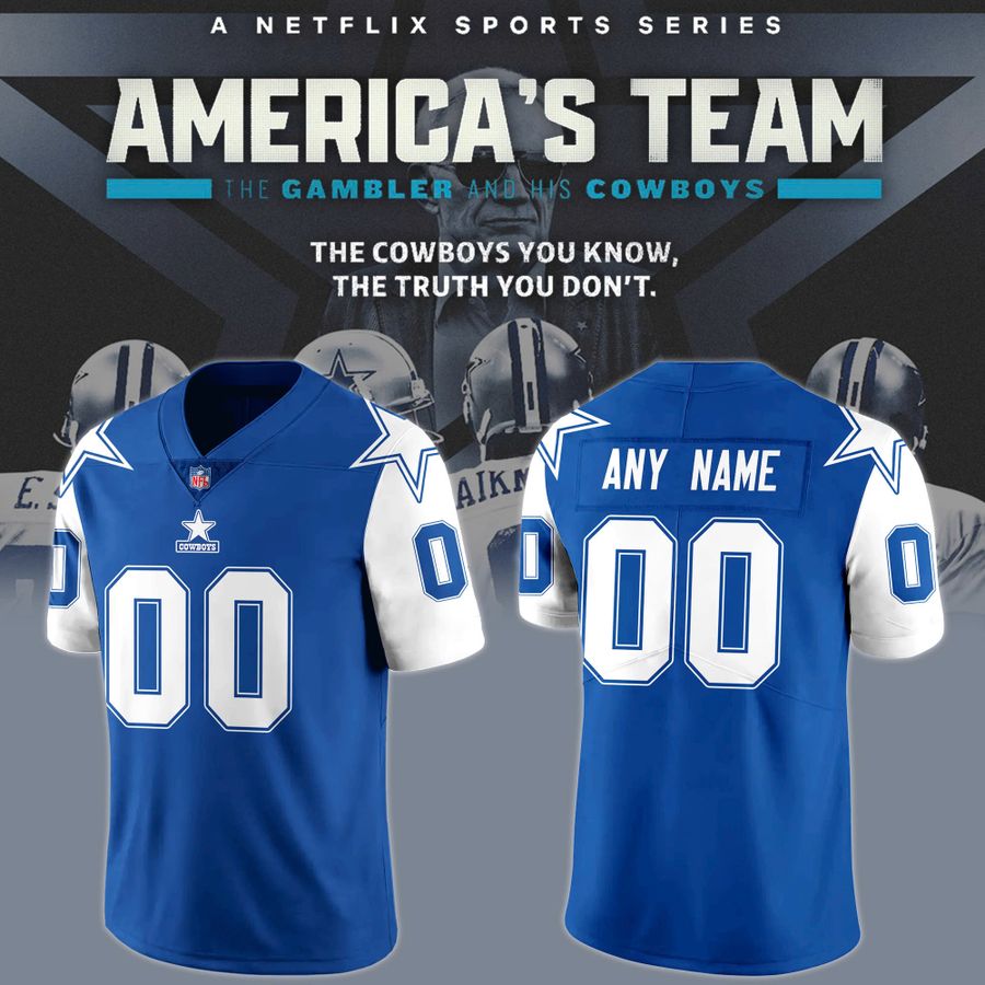 Navy Dallas Cowboys Legacy Replica Jersey