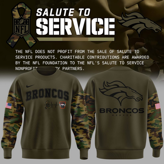 Exclusive Version Denver Broncos Salute to Service Sweat 2025