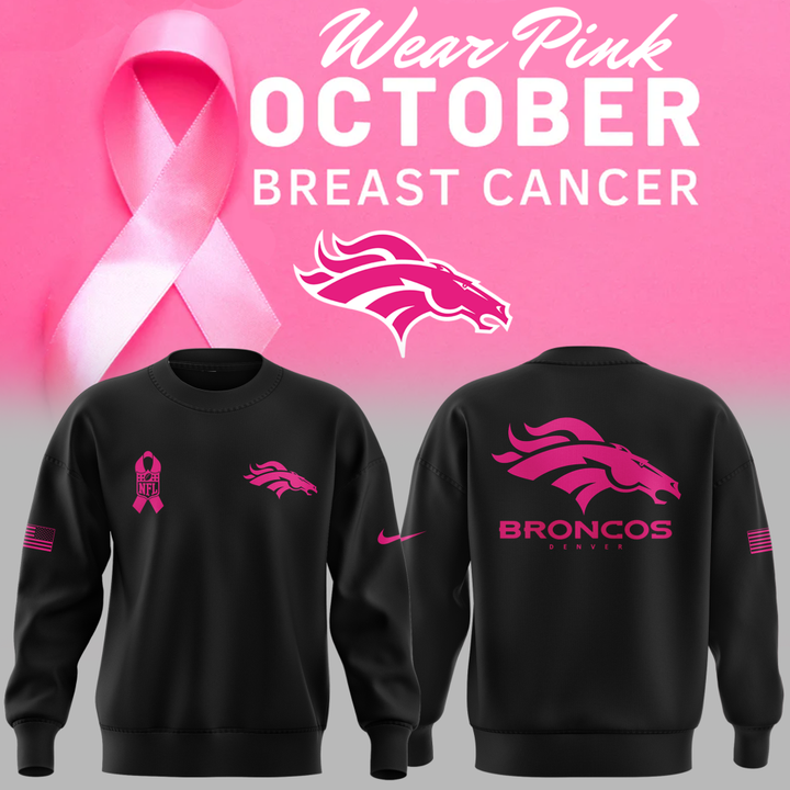 Special New Denver Broncos Breast Cancer Awareness Sweat