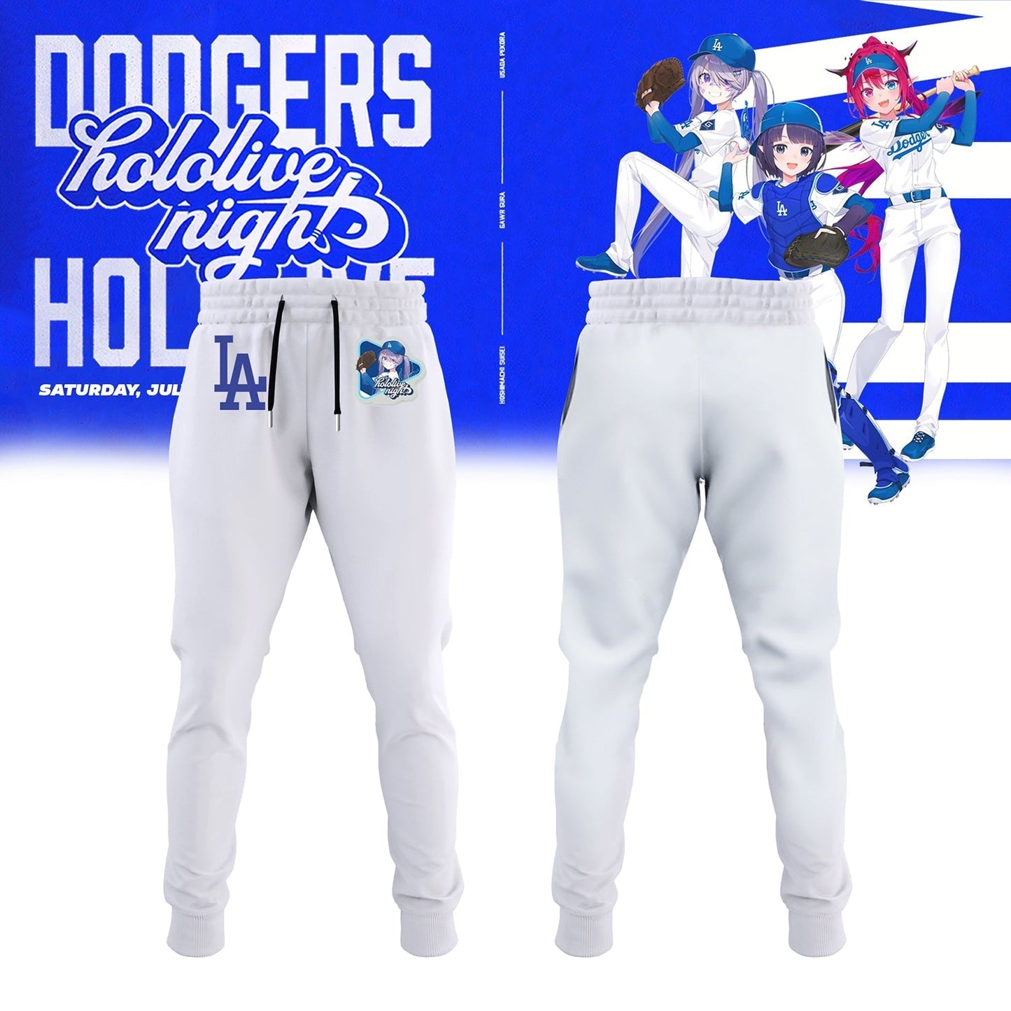 Los Angeles Dodgers _ Hololive Night Biboo Shirts 2025