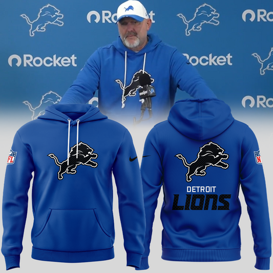Limited Edition Detroit Lions Blue 2025 New Hoodie