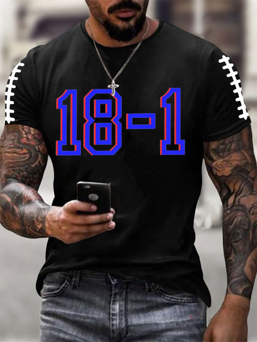 Men's New York Football Short Sleeves T-shirt