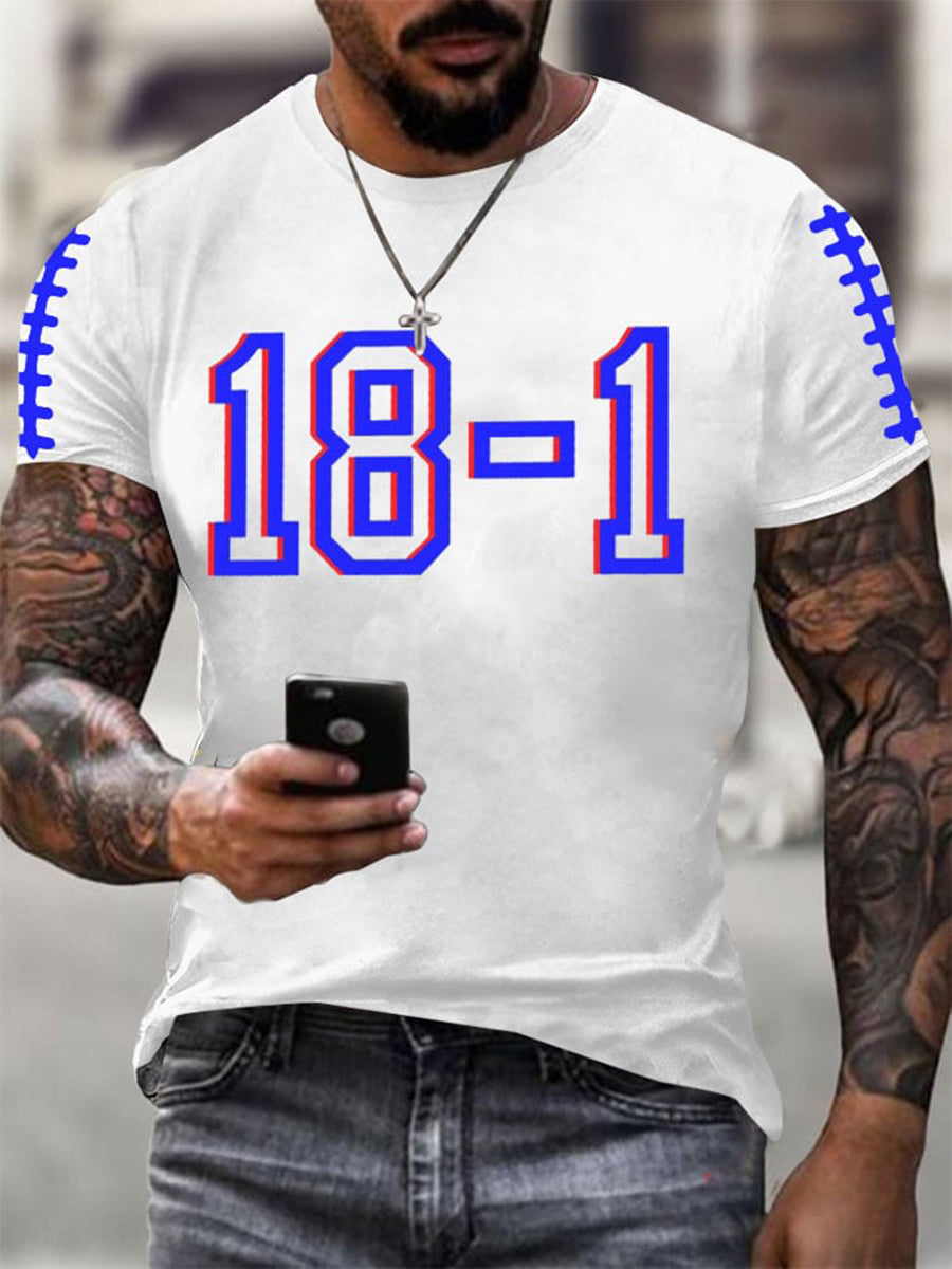 Men's New York Football Short Sleeves T-shirt