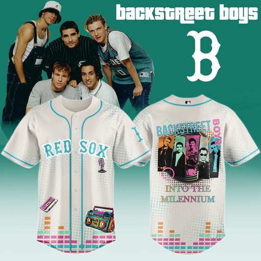 BOS “Into the Millennium” Retro Remix Baseball Jersey