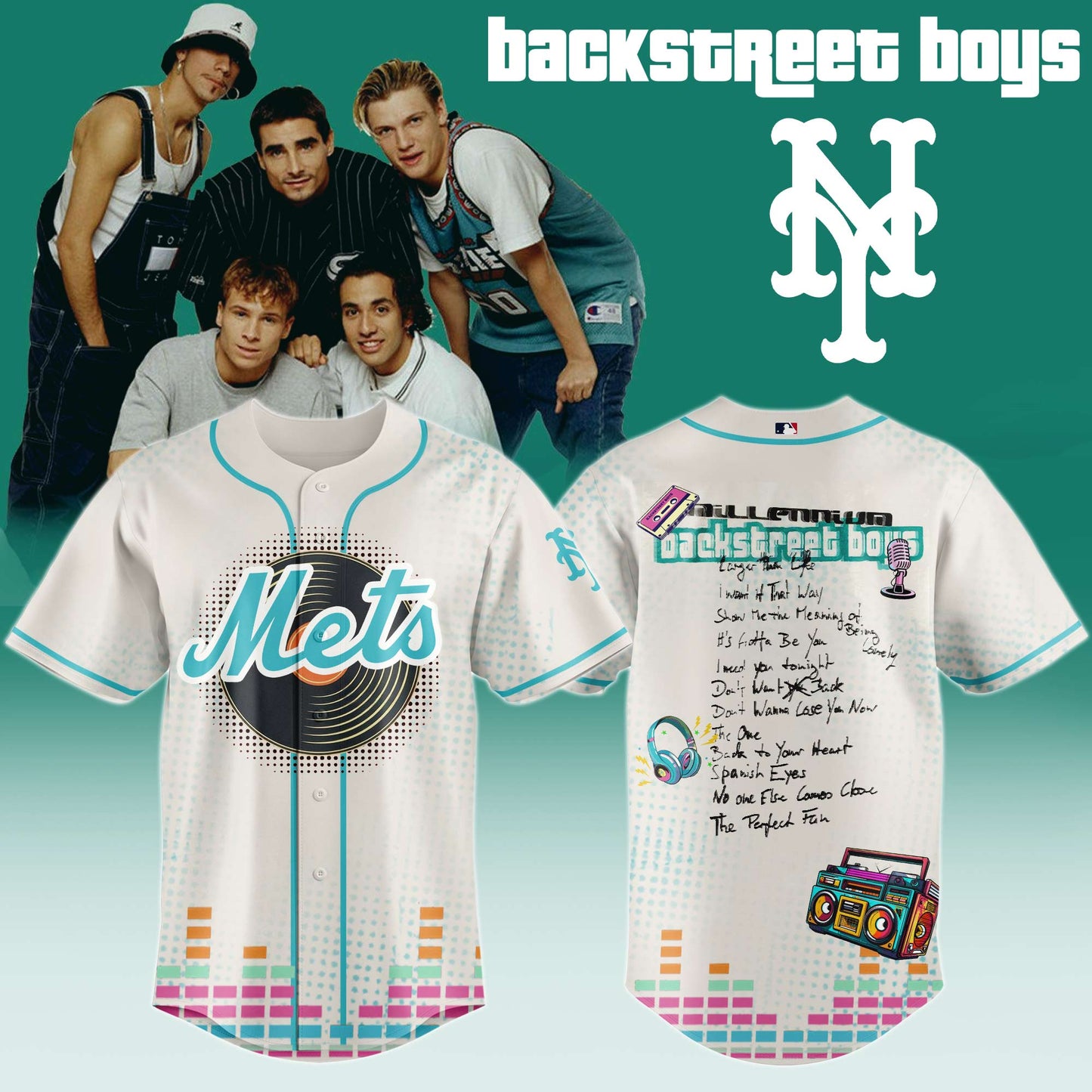 NYM “Into the Millennium” Tour Baseball Jersey
