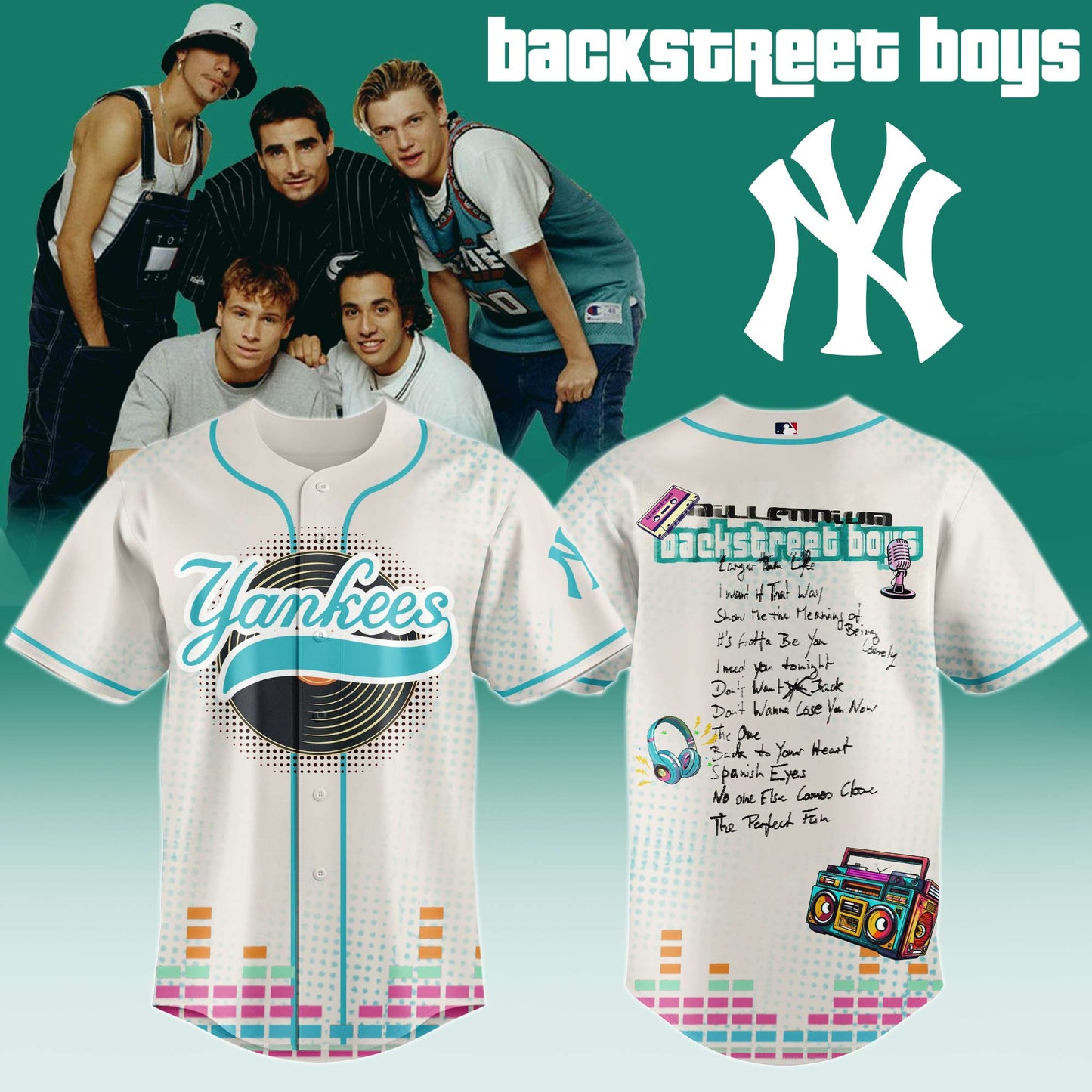 NYY “Into the Millennium” Tour Baseball Jersey