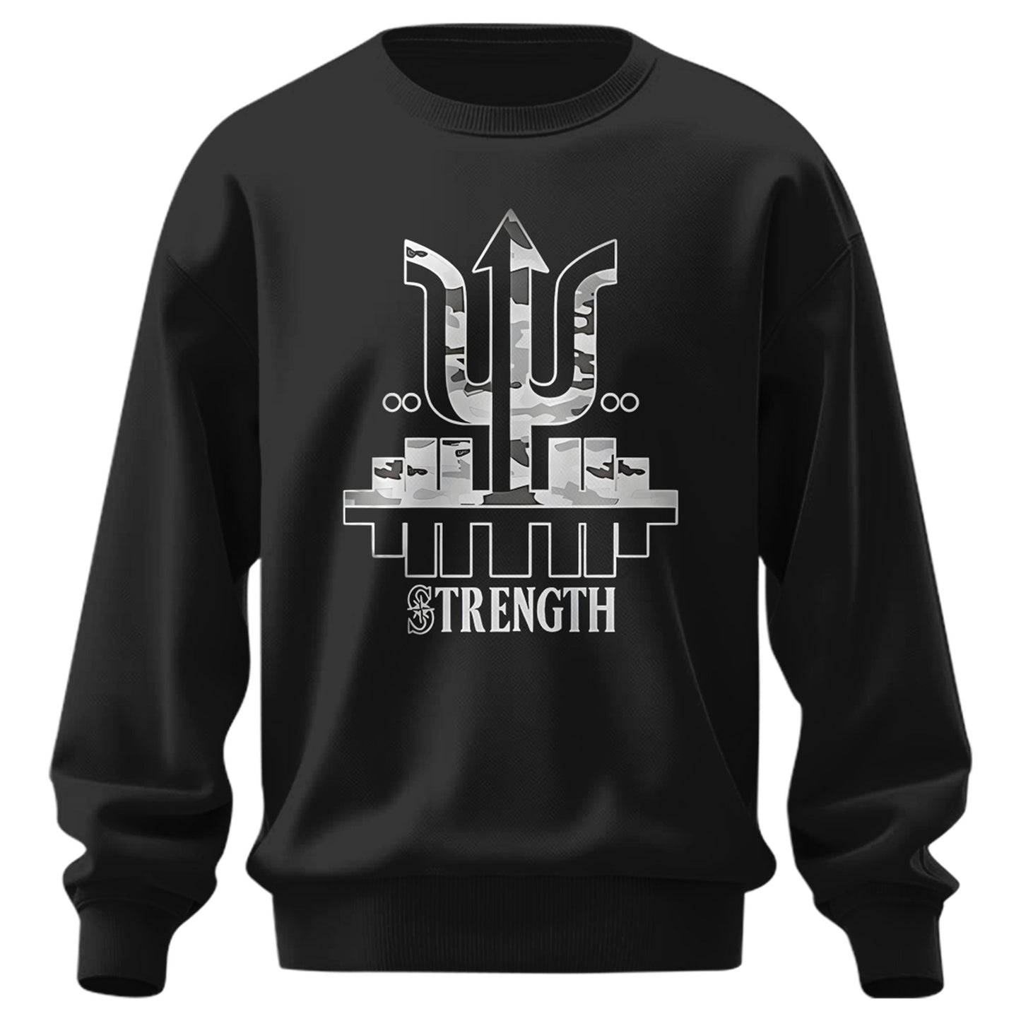 Unisex Mariners Trident Strength Camouflage Sweatshirt