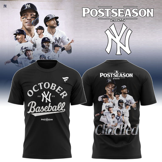 Yankees October Clinch Tee 2025