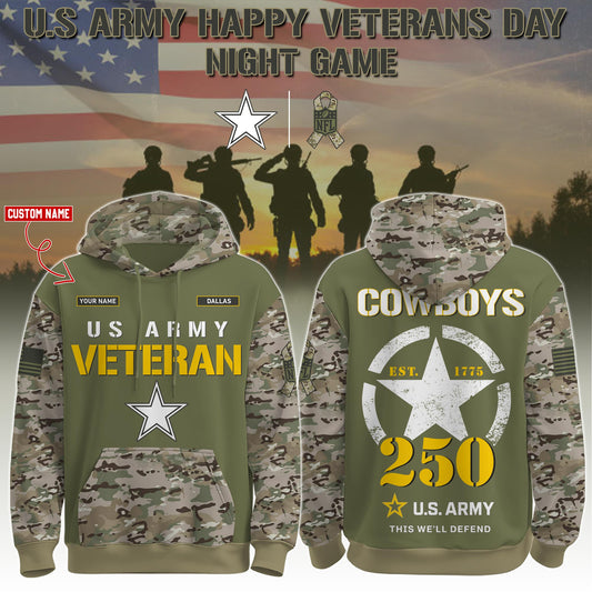 DAL-Army 250th Birthday Limited Editions Hoodie