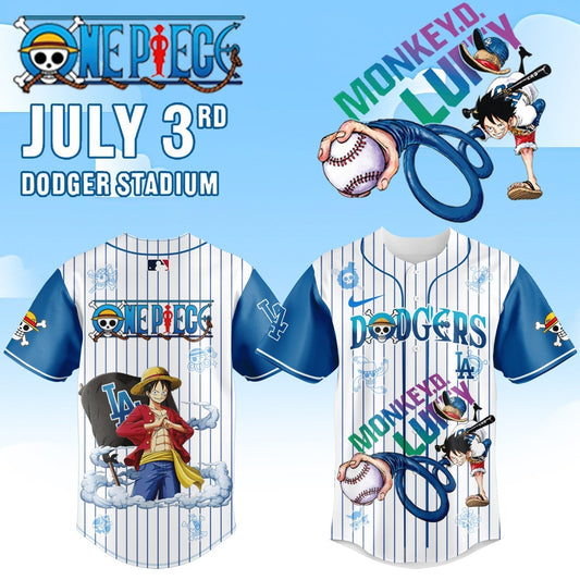 Los Angeles Dodgers _ ONE PIECE Night Limited Jersey 2025