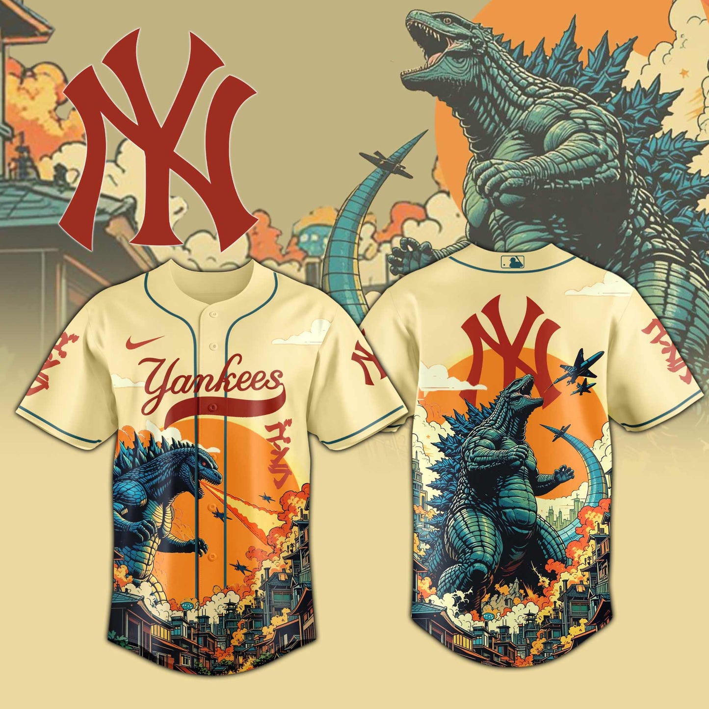 NYY Special Godzilla Limited Edition Jersey