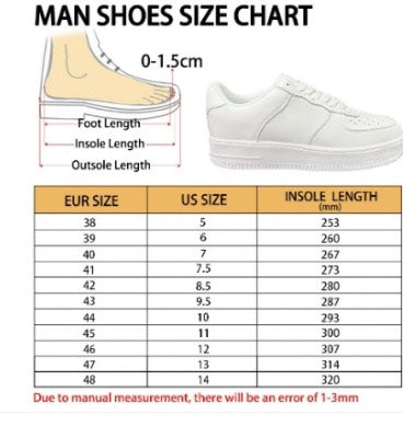 Limited Edition “Winter Warrior” AF1 Custom Name