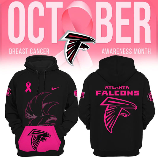 Women's Nike Black Atlanta Falcons 2024 NFL Crucial Catch Club Pullover Hoodie