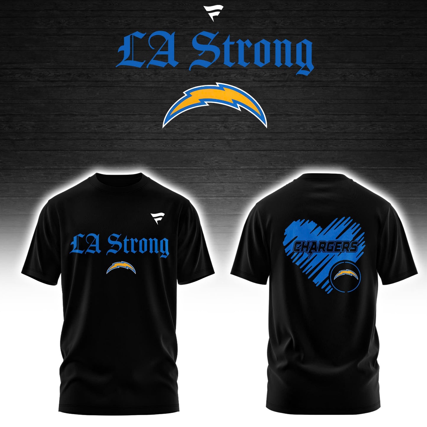Los Angeles Chargers LA Strong TShirt | Jogger | Cap