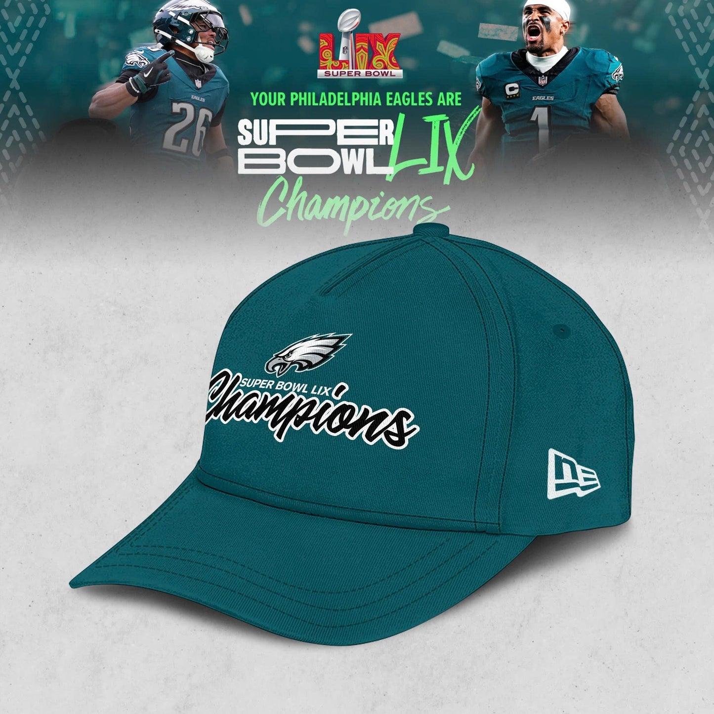 Limited Edition Philadelphia Eagles Super Bowl LIX Champions 2025 New TShirt
