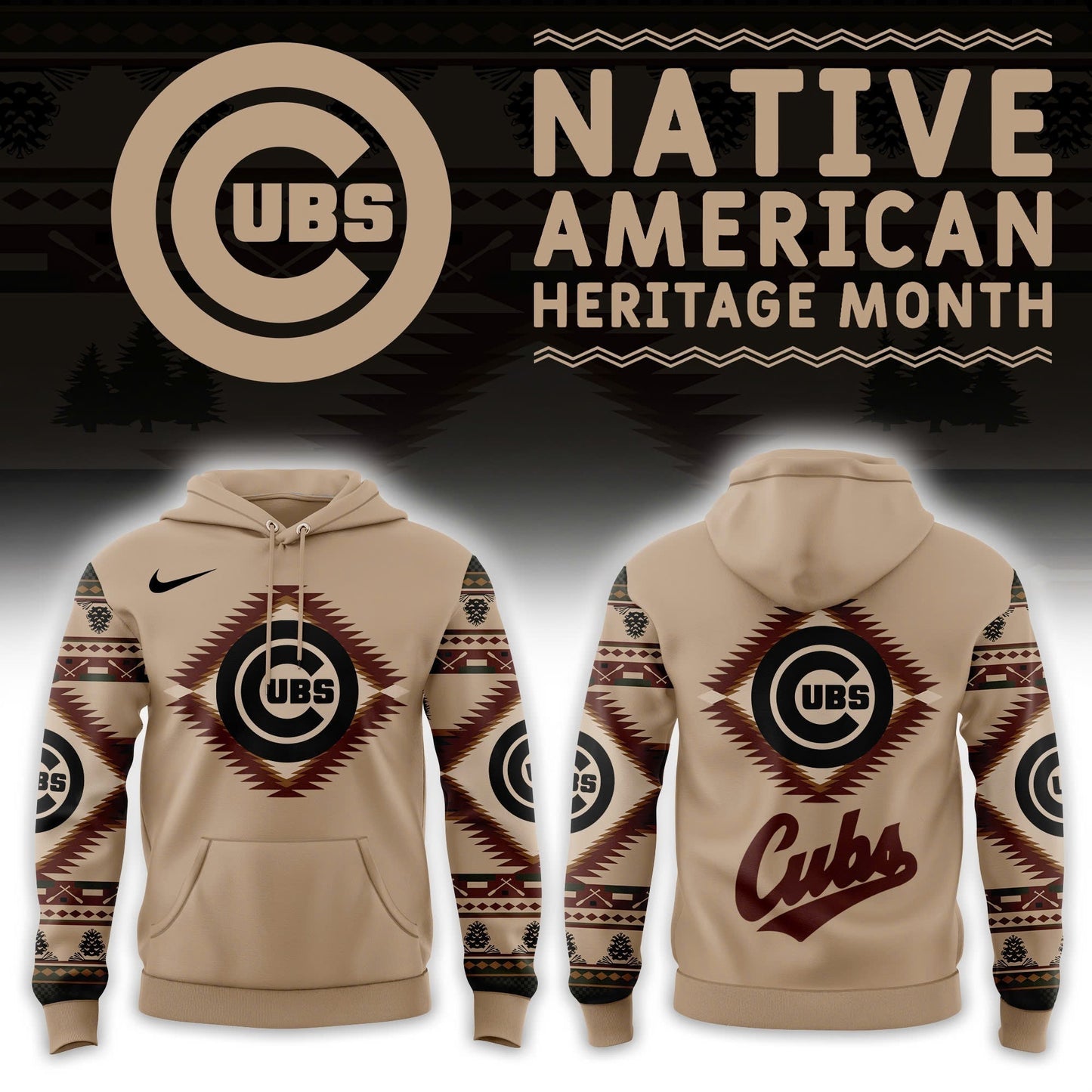 Chicago Cubs America Native Edition Hoodie