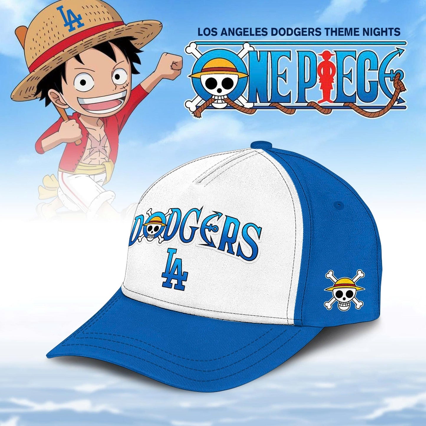 Los Angeles Dodgers MLB x One Piece Night Game Limited Edition Jersey 2025